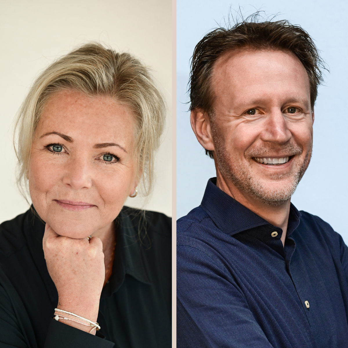 Marianne en Bart, oprichters van Zeg het met Duiten